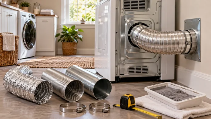 Dryer Vent Hose Types, Sizes, and Safety Tips