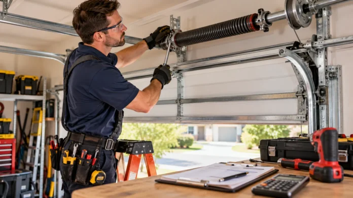 Garage Door Spring Replacement Costs and Safety